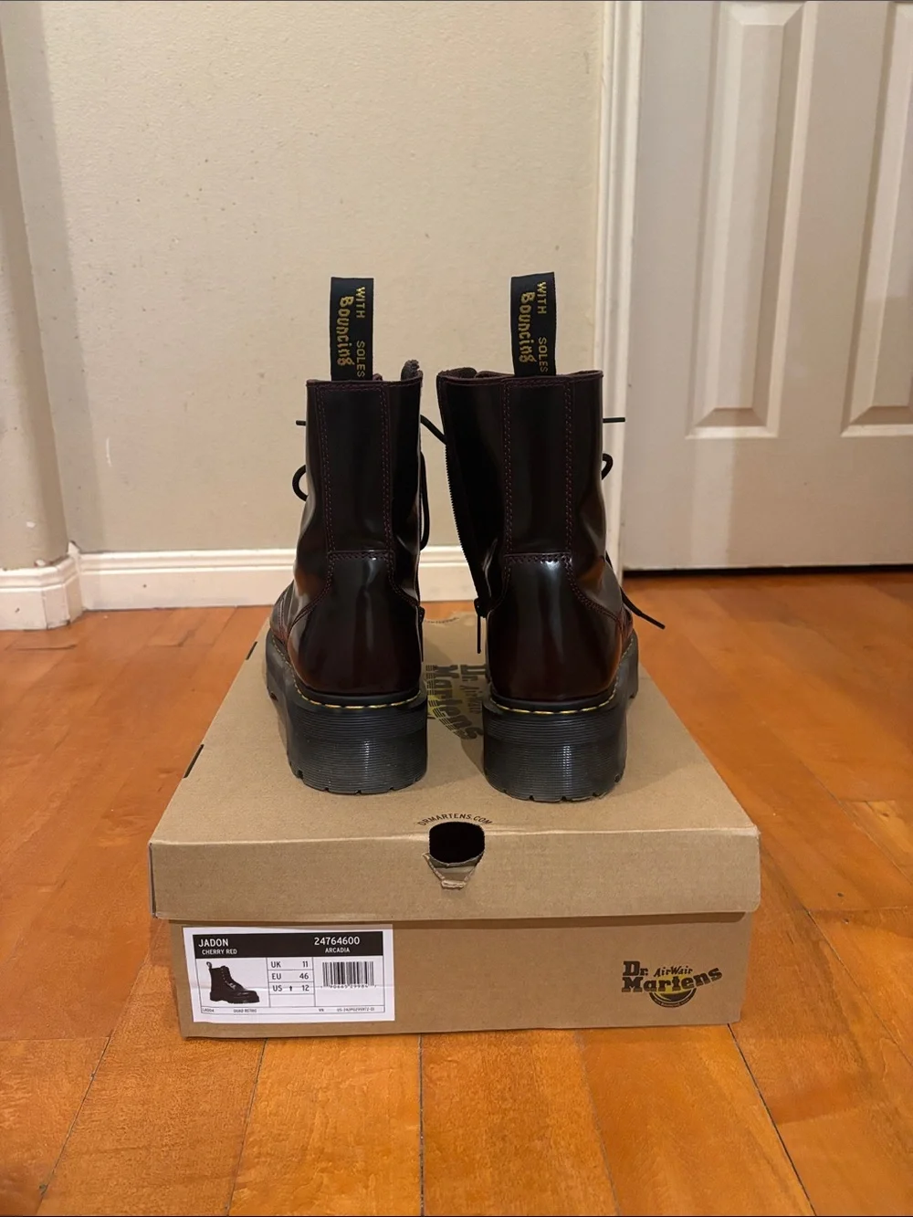 Dr. Martens jadon boot in arcadia leather
